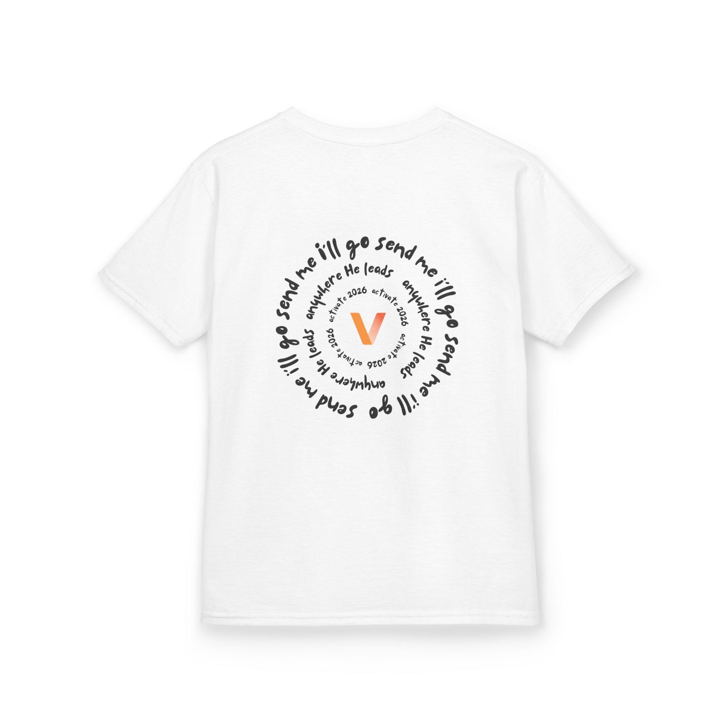 Kids Tee — 'V Go' Circular Logo Graphic (Youth)