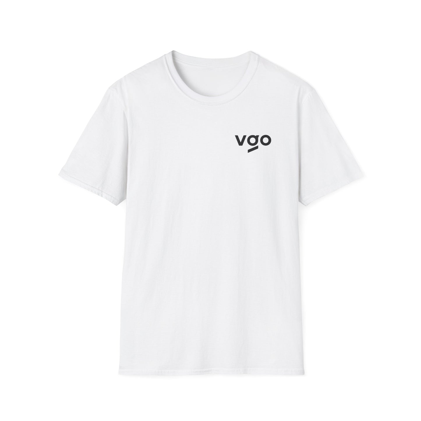 Minimal 'vgo' Logo T-Shirt — Casual Lightweight Logo Tee
