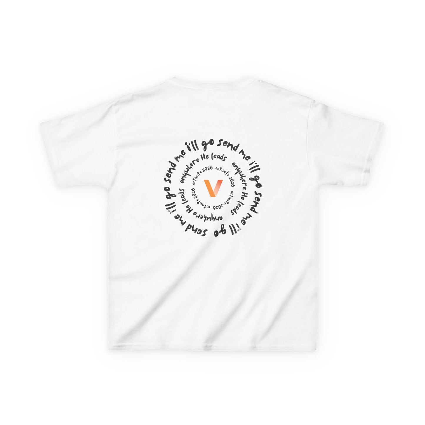 Kids Tee — 'V Go' Circular Logo Graphic (Youth)